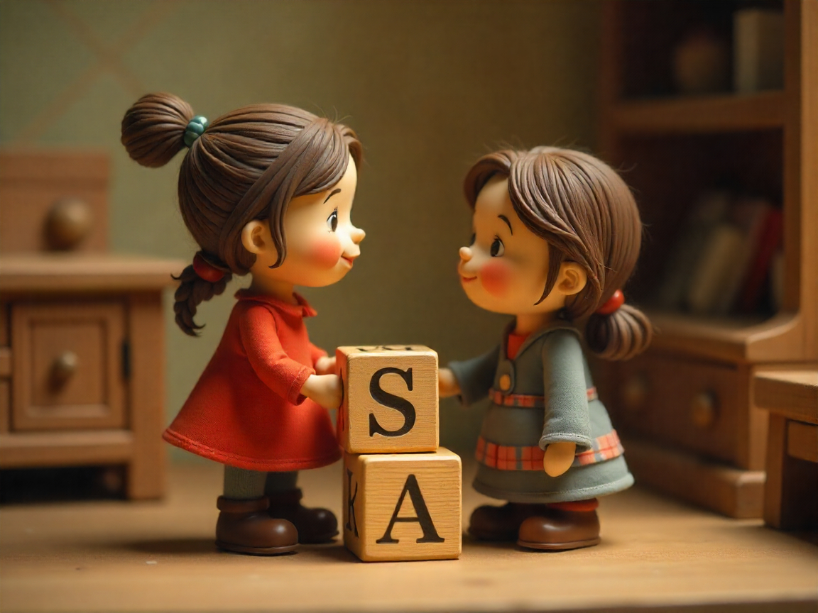 Handgemaakt educatief speelgoed